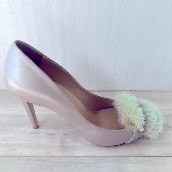 CARPE DIEM - NWOT - Pink and fur with rhinestones heels size 39 US 8/8.5 - Picture 4 of 11